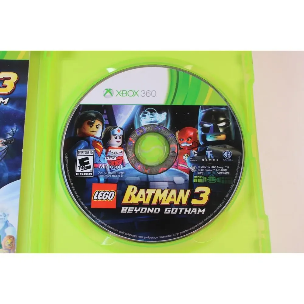 LEGO Batman 3: Beyond Gotham (Microsoft Xbox 360, 2014) Complete, tested